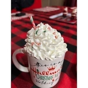 Faux Whipped‎ Cream Candle Mug Topper Hot Cocoa Fake Decoration Coffee Bar Deco